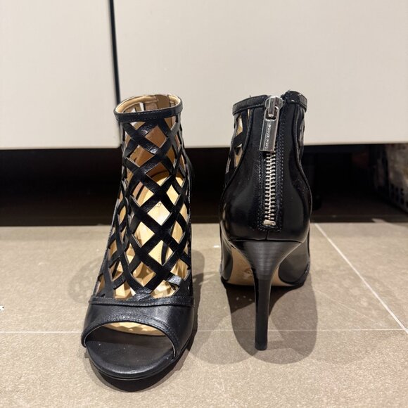 Michael Michael Kors Yvonne Open Toe Heels - Picture 3 of 6